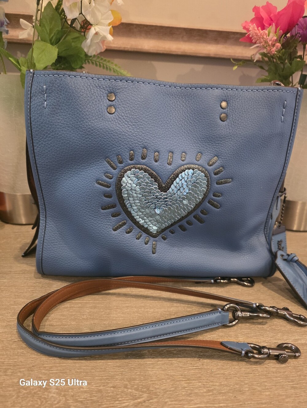 Coach 1st Gen Rogue 30  Coach X Keith Haring Pebbled Leather Rogue